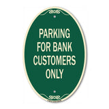 Parking for Bank Customers Only