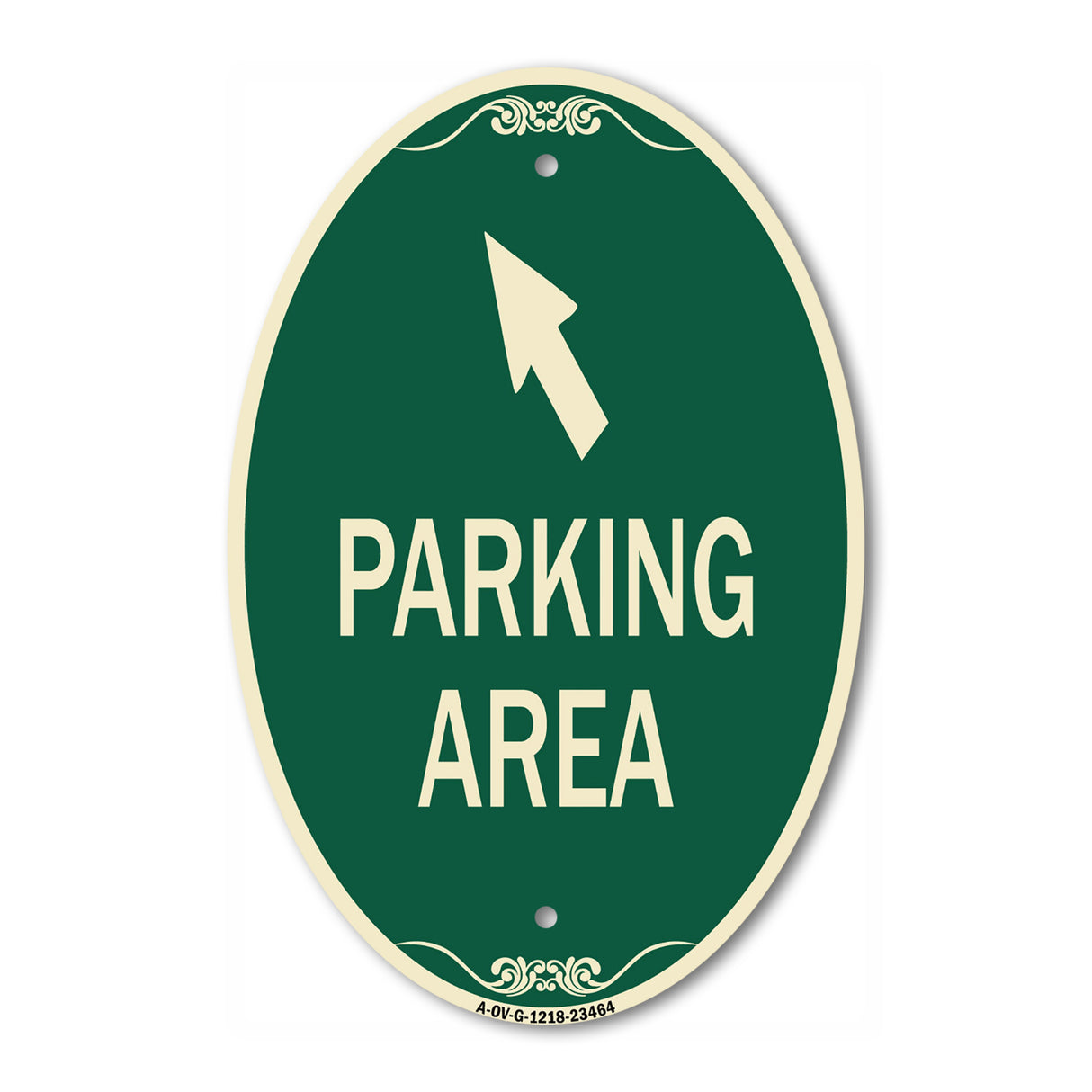 Parking Area with Upper Left Arrow