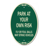 Park at Your Own Risk Fly or Foul Balls May Strike Vehicles