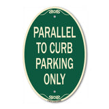 Parallel to Curb Parking Only