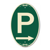P Symbol (With Right Arrow)