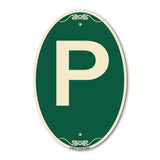 P Symbol (Parking Sign)