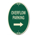 Overflow Parking with Right Arrow