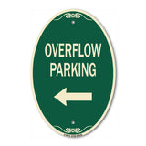 Overflow Parking with Left Arrow