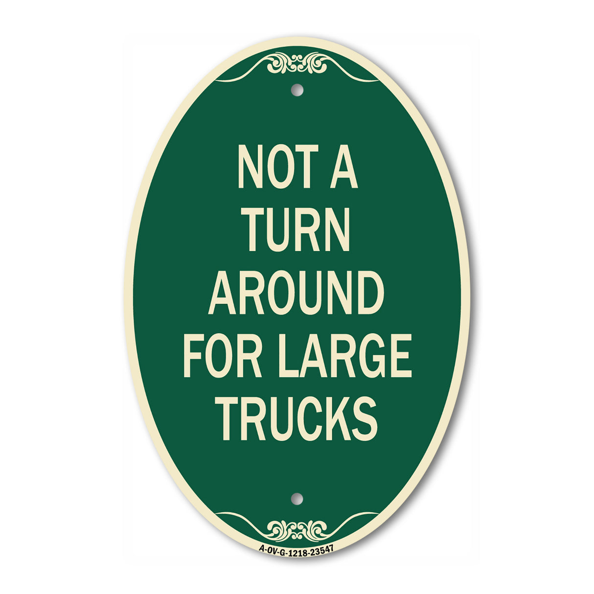 Not A Turn Around for Large Trucks