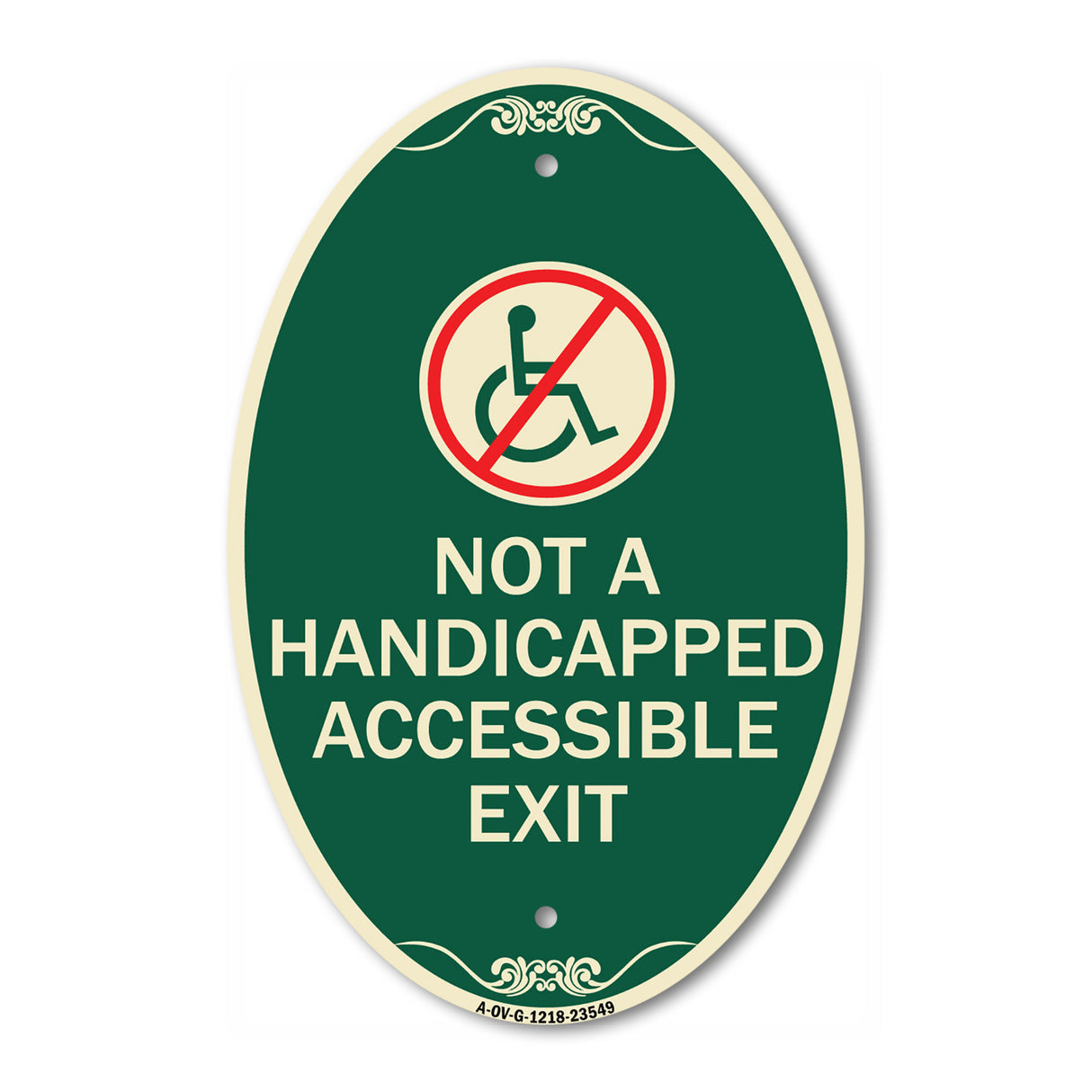 Not A Handicapped Accessible Exit (With Graphic)