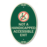 Not A Handicapped Accessible Exit (With Graphic)