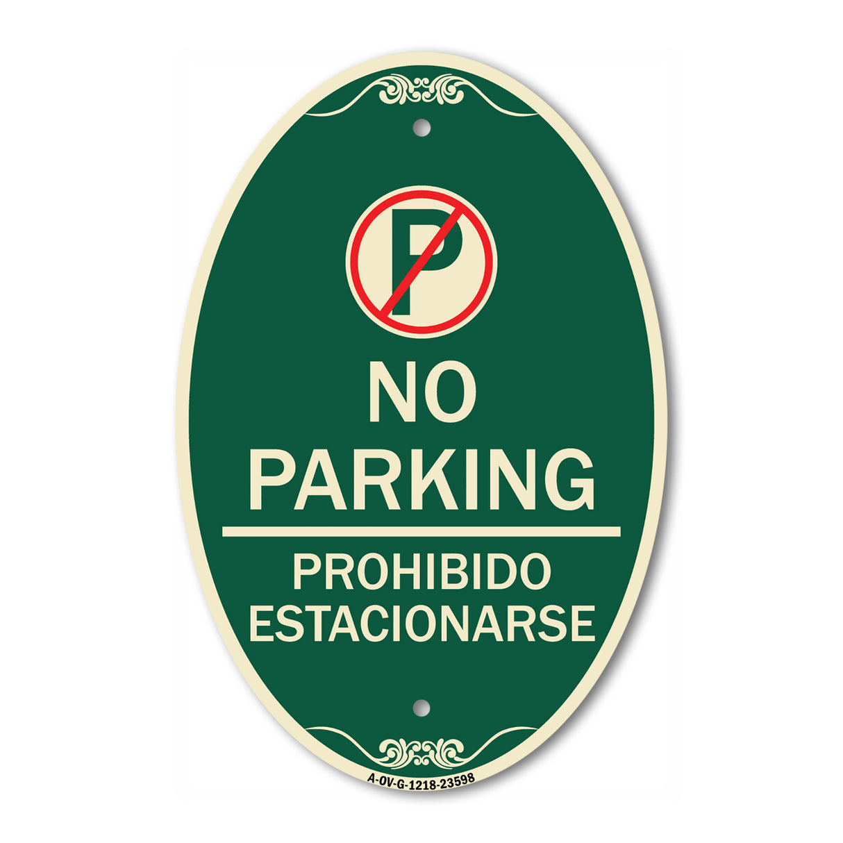 No Parking Prohibido Estacionar (No Parking Symbol)