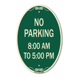 No Parking 8-00 Am to 5-00 Pm
