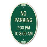 No Parking 7-00 Pm to 8-00 Am