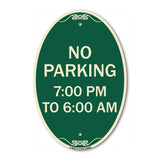 No Parking 7-00 Am to 6-00 Pm