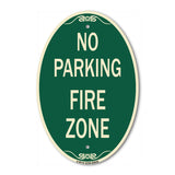 No Parking Fire Zone