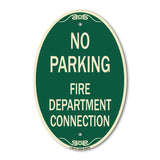 No Parking Sign No Parking - Fire Department Connection