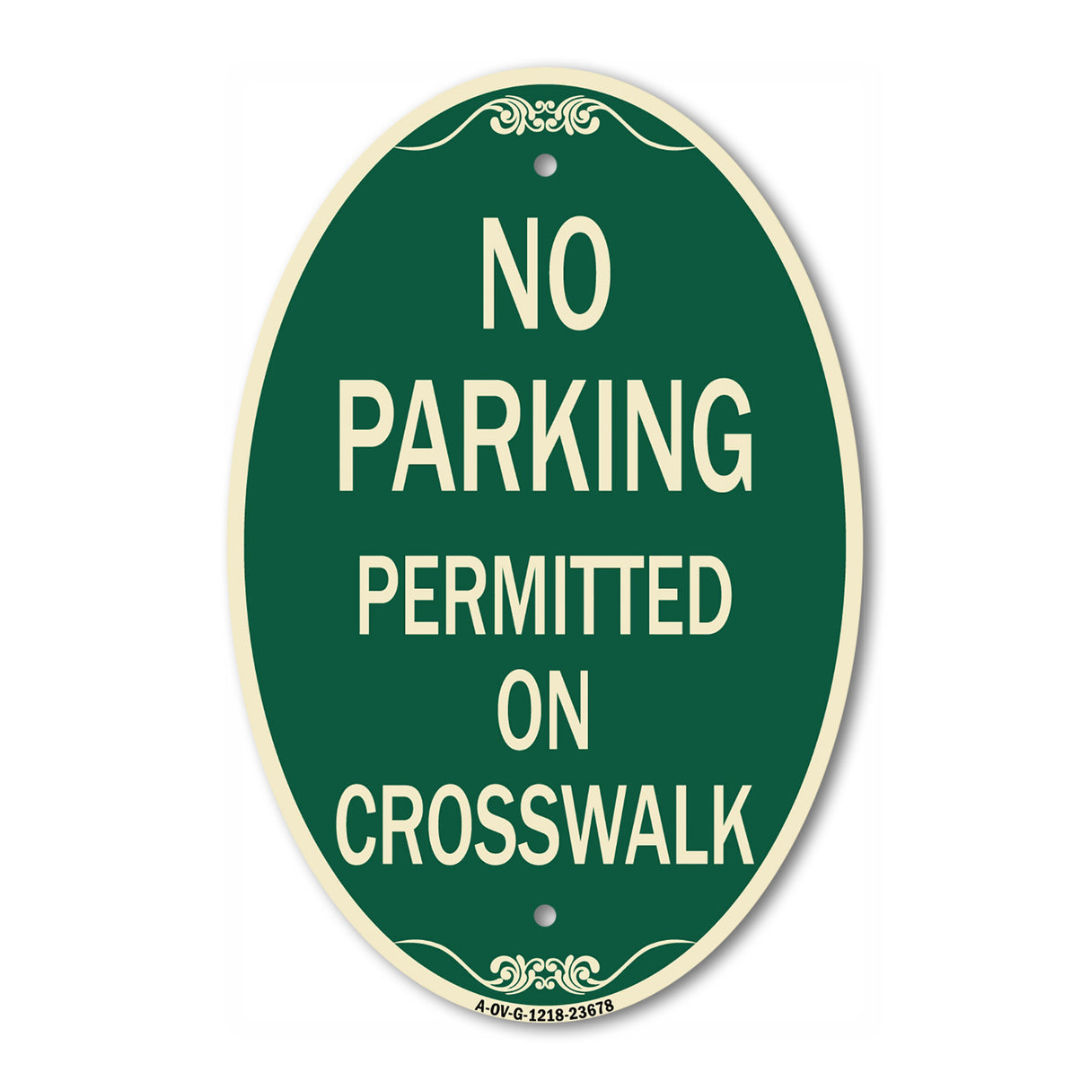 No Parking Permitted on Crosswalk