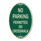 No Parking Permitted on Crosswalk