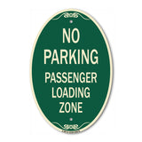 No Parking Passenger Loading Zone