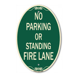 No Parking or Standing Fire Lane