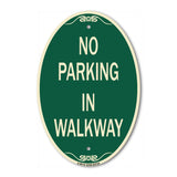 No Parking in Walkway