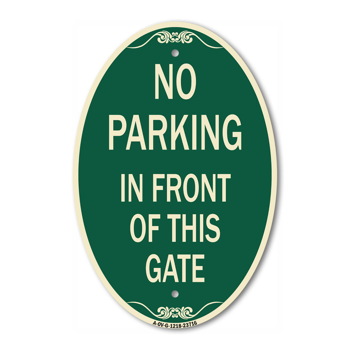 No Parking in Front of This Gate