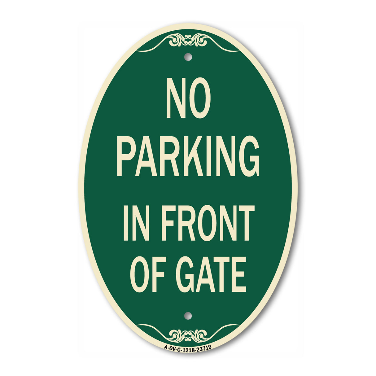 No Parking in Front of Gate