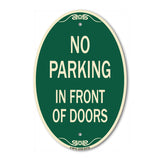 No Parking in Front of Doors