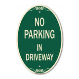 No Parking in Driveway