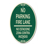 No Parking Fire Lane No Estacione Zona Contra Incendio