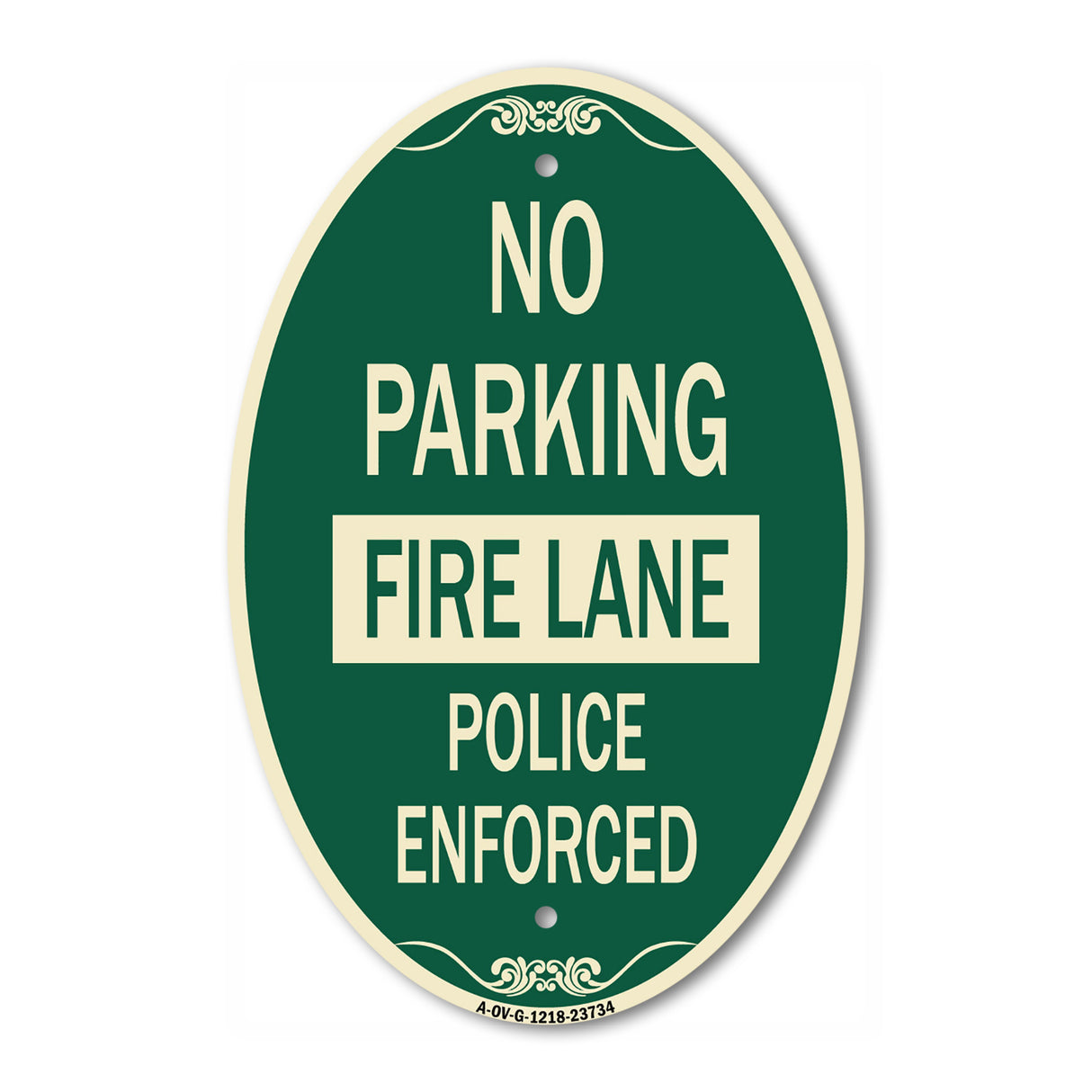 No Parking Fire Lane Police Enforced