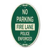 No Parking Fire Lane Police Enforced
