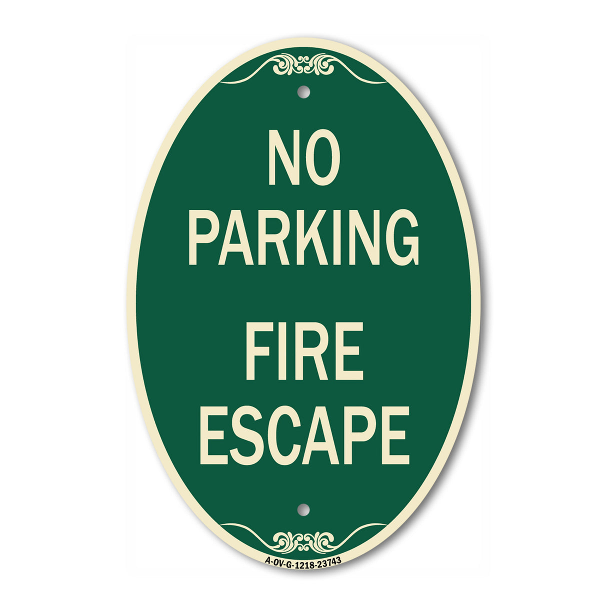 No Parking Fire Escape