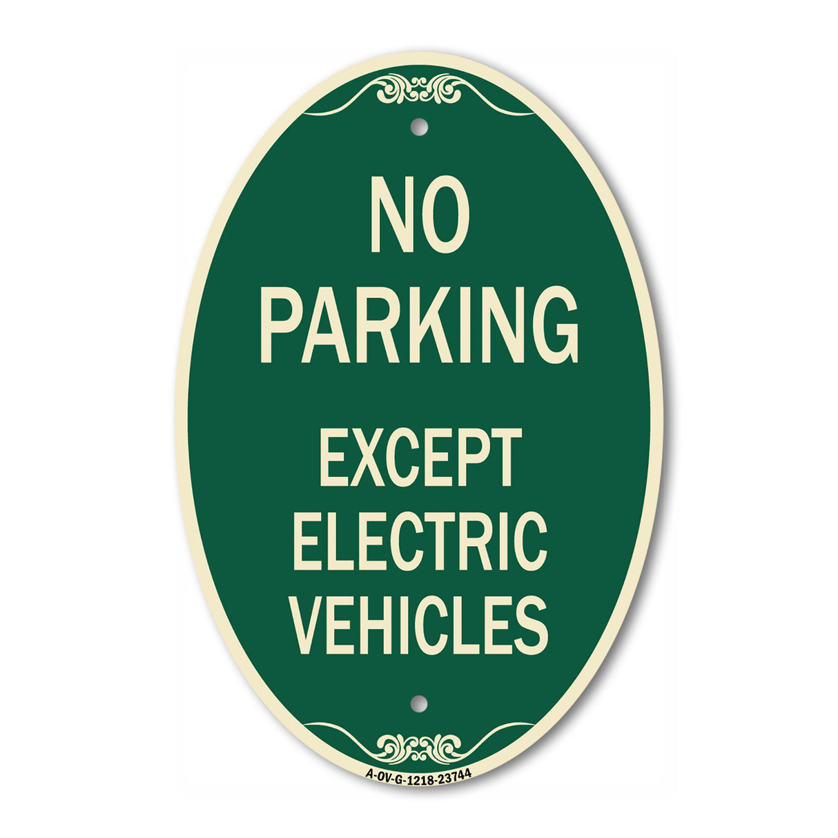 No Parking Except Electric Vehicles