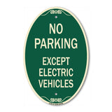 No Parking Except Electric Vehicles