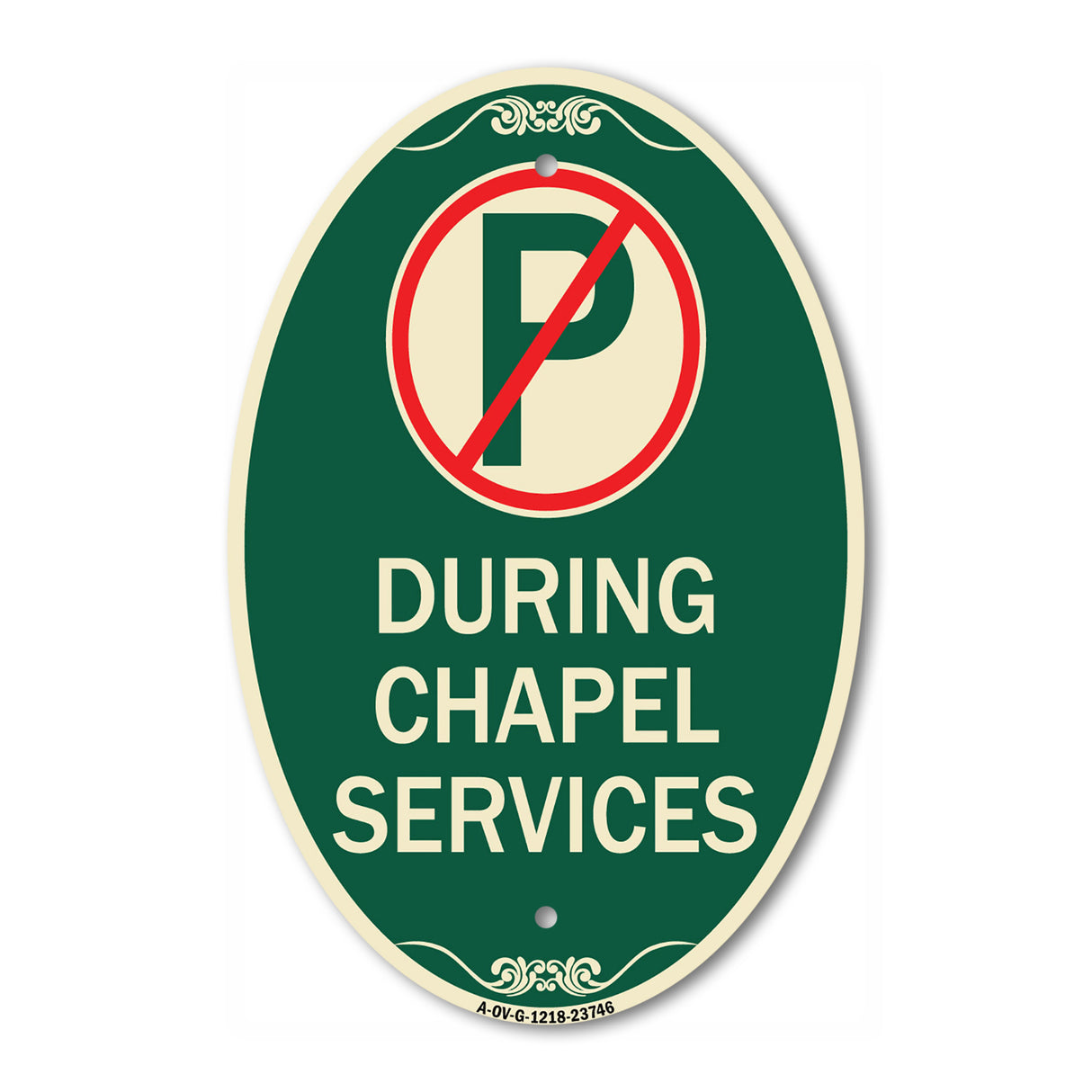 No Parking During Chapel Services