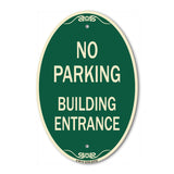 No Parking Building Entrance