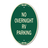 No Overnight RV Parking