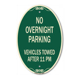 No Overnight Parking Vehicles Towed After 11 Pm