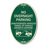 No Overnight Parking Unauthorized Vehicles Will Be Towed