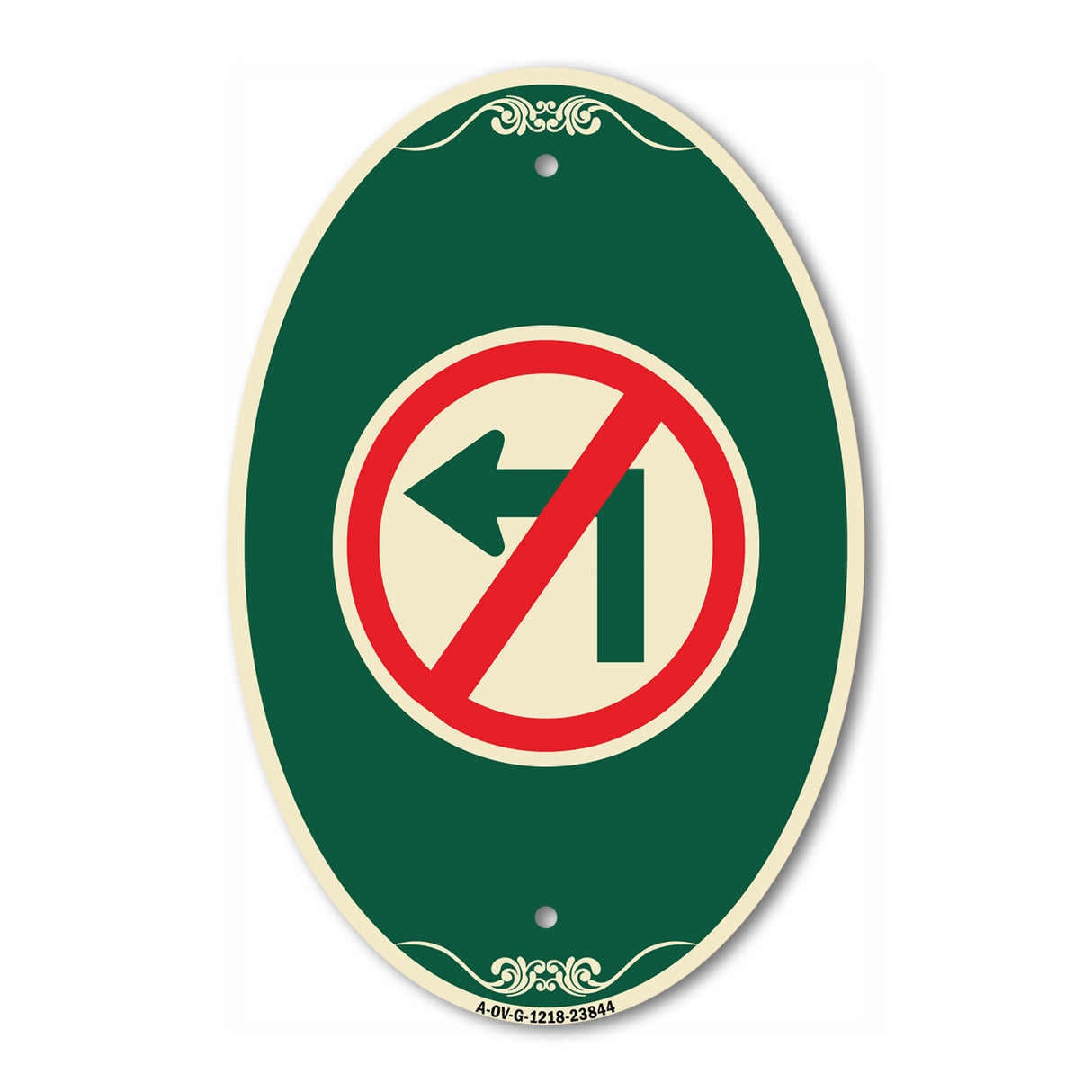 No Left Turn (Graphic Only)