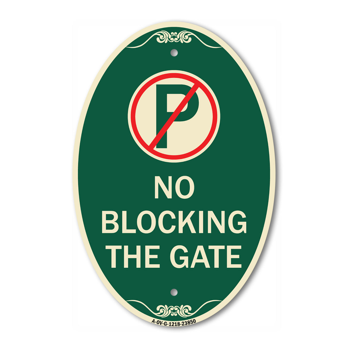 No Blocking the Gate with Graphic
