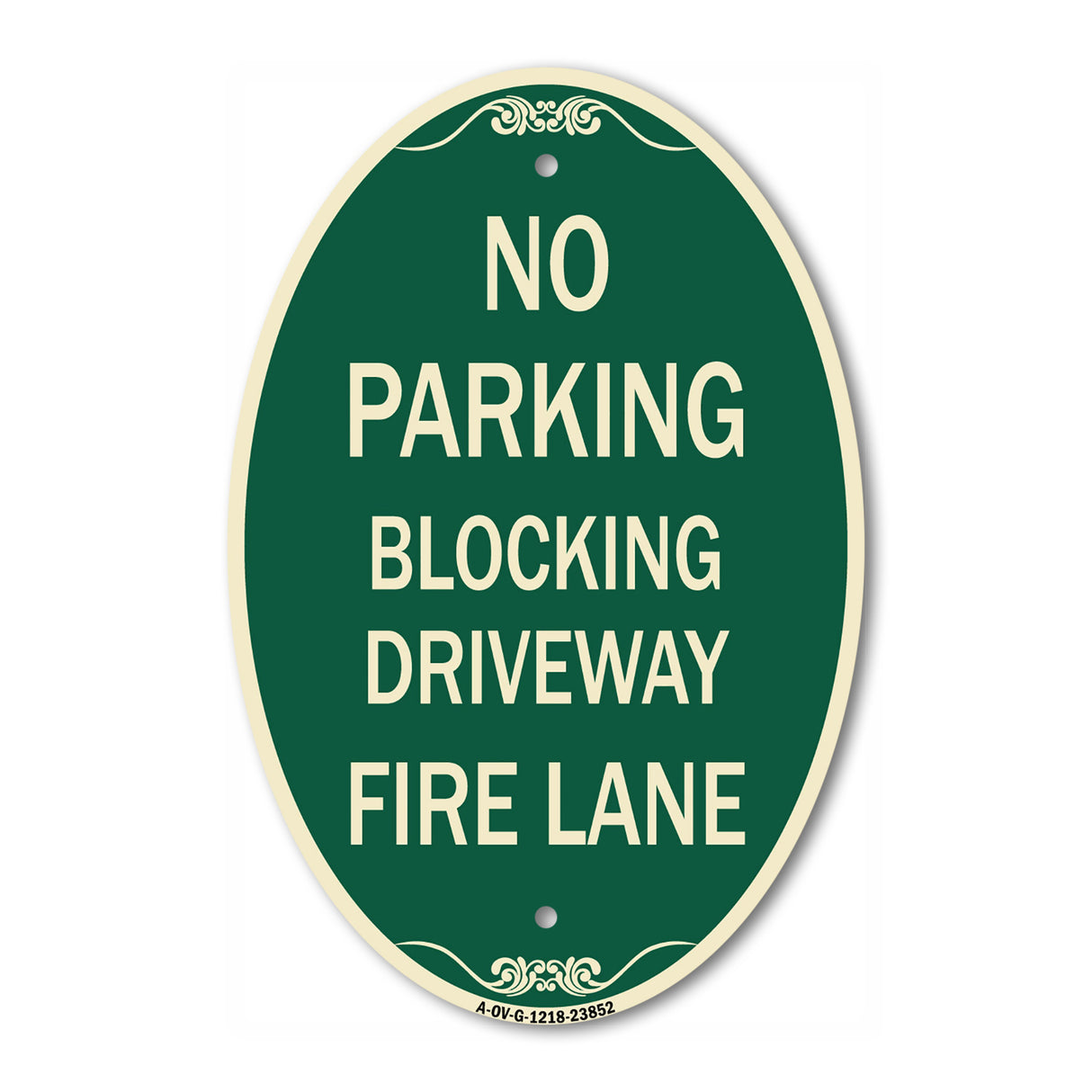 No Blocking Driveway Fire Lane