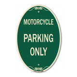 Motorcycle Parking Only