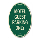 Motel Guest Parking Only