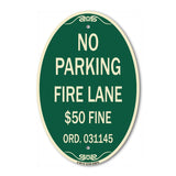 Missouri No Parking Fire Lane $50 Fine