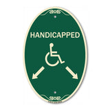 Handicapped Parking with Double Arrows