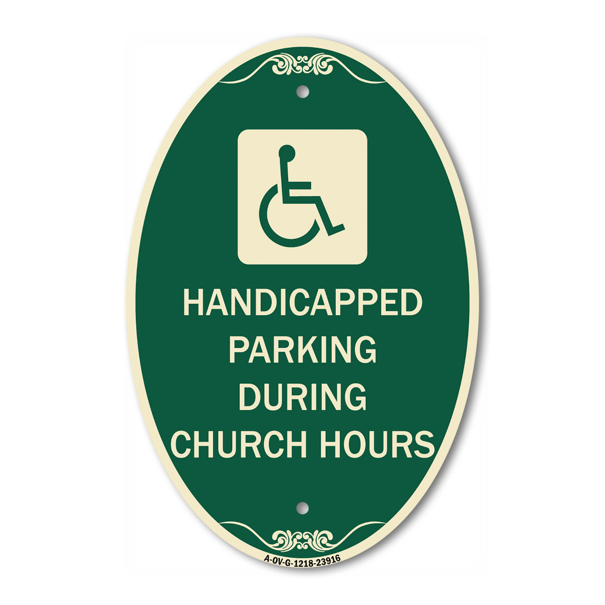Handicapped Parking During Church Hours (With Graphic)