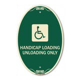 Handicap Loading Unloading Only (With Handicap Symbol)