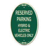 For Electrical Cars Reserved Parking - Hybrid & Electric Vehicles Only