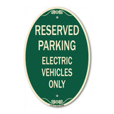 For Electrical Cars Reserved Parking - Electric Vehicles Only