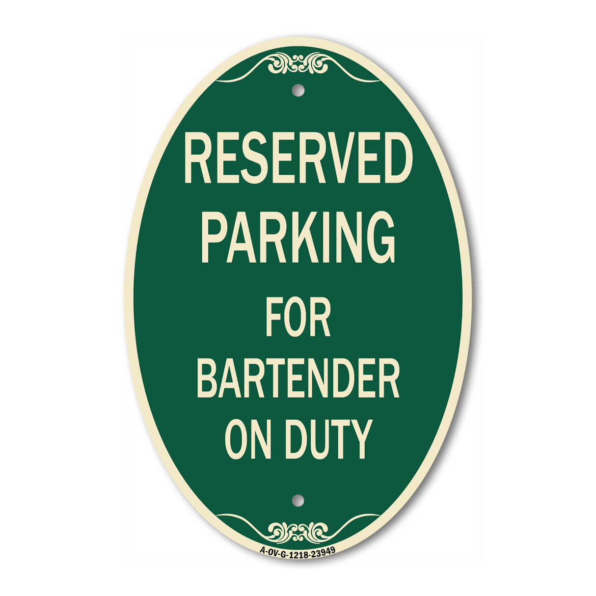 For Bartender on Duty