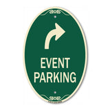Event Parking Only (With Upper Right Arrow)